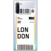Прозрачный чехол Uprint Samsung N970 Galaxy Note 10 Ticket London
