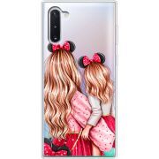 Прозрачный чехол Uprint Samsung N970 Galaxy Note 10 Mouse Girls