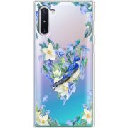 Прозрачный чехол Uprint Samsung N970 Galaxy Note 10 Spring Bird