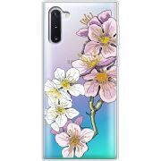 Прозрачный чехол Uprint Samsung N970 Galaxy Note 10 Cherry Blossom