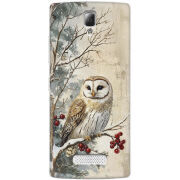 Чехол Uprint Lenovo A2010 Christmas Owl