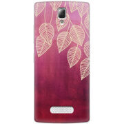 Чехол Uprint Lenovo A2010 Gold Leaves