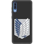 Черный чехол Uprint Samsung A705 Galaxy A70 Атака Титанов Крылья Свободы