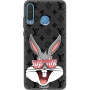 Черный чехол Uprint Huawei P30 Lite looney bunny