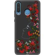 Черный чехол Uprint Huawei P30 Lite 3D Ukrainian Muse