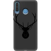 Черный чехол Uprint Huawei P30 Lite Deer