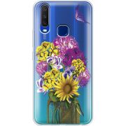 Прозрачный чехол Uprint Vivo Y15 My Bouquet