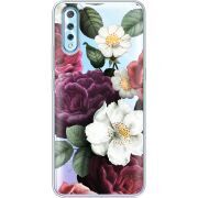 Прозрачный чехол Uprint Vivo V17 Neo Floral Dark Dreams