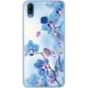 Чехол со стразами Vivo Y93 Lite Orchids