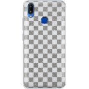 Чехол с блёстками Vivo Y93 Lite Шахматы