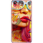 Чехол Uprint Vivo Y91C Yellow Girl Pop Art