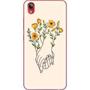 Чехол Uprint Vivo Y91C Flower Hands