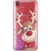 Прозрачный чехол Uprint Vivo Y91C Winter Deer