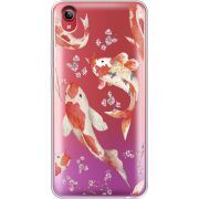 Прозрачный чехол Uprint Vivo Y91C Japanese Koi Fish