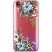 Прозрачный чехол Uprint Vivo Y91C Floral