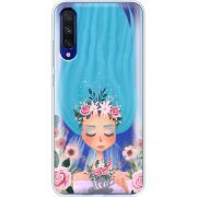 Прозрачный чехол Uprint Xiaomi Mi A3 Blue Hair