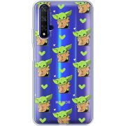 Прозрачный чехол Uprint Honor 20 Pattern Baby Yoda