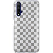 Чехол с блёстками Honor 20 Шахматы
