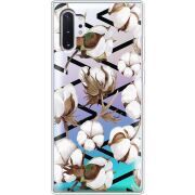 Прозрачный чехол Uprint Samsung N975 Galaxy Note 10 Plus Cotton flowers