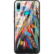 Защитный чехол BoxFace Glossy Panel Huawei P Smart 2019 Feather Girl
