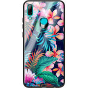 Защитный чехол BoxFace Glossy Panel Huawei P Smart 2019 Exotic Flowers