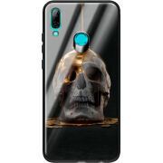 Защитный чехол BoxFace Glossy Panel Huawei P Smart 2019 Gold Skull