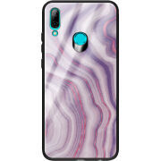Защитный чехол BoxFace Glossy Panel Huawei P Smart 2019 Purple Marble