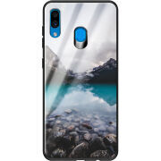 Защитный чехол BoxFace Glossy Panel Samsung Galaxy A30 Blue Lake