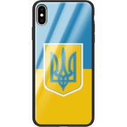 Защитный чехол BoxFace Glossy Panel Apple iPhone XS Max Герб України