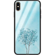 Защитный чехол BoxFace Glossy Panel Apple iPhone XS Max Blue Tree