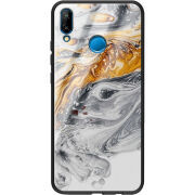 Защитный чехол BoxFace Glossy Panel Huawei P20 Lite Gold With Silver