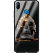 Защитный чехол BoxFace Glossy Panel Huawei P20 Lite Gold Skull