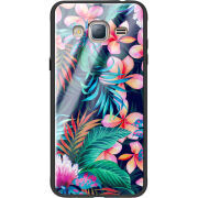 Защитный чехол BoxFace Glossy Panel Samsung Galaxy J3 2016 Exotic Flowers