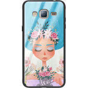 Защитный чехол BoxFace Glossy Panel Samsung Galaxy J3 2016 Tea Girl