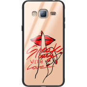 Защитный чехол BoxFace Glossy Panel Samsung Galaxy J3 2016 Speak Only Whith Love