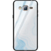 Защитный чехол BoxFace Glossy Panel Samsung Galaxy J3 2016 Light Marble