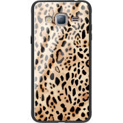 Защитный чехол BoxFace Glossy Panel Samsung Galaxy J3 2016 Leopard Print