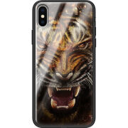 Защитный чехол BoxFace Glossy Panel Apple iPhone X Tiger