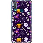 Чехол Uprint Vivo Y17 Halloween Purple Mood