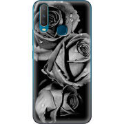 Чехол Uprint Vivo Y17 Black and White Roses