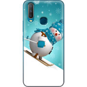 Чехол Uprint Vivo Y17 Skier Snowman