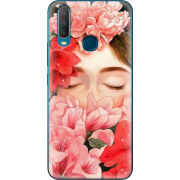 Чехол Uprint Vivo Y17 Girl in Flowers