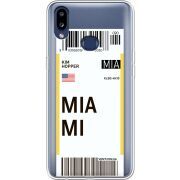 Прозрачный чехол Uprint Samsung A107 Galaxy A10s Ticket Miami