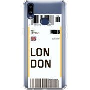 Прозрачный чехол Uprint Samsung A107 Galaxy A10s Ticket London