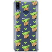 Прозрачный чехол Uprint Samsung A107 Galaxy A10s Pattern Baby Yoda