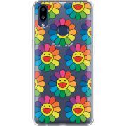 Прозрачный чехол Uprint Samsung A107 Galaxy A10s Hippie Flowers