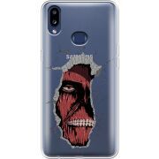 Прозрачный чехол Uprint Samsung A107 Galaxy A10s Нападение Титана