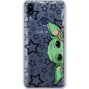 Прозрачный чехол Uprint Samsung A107 Galaxy A10s Baby Yoda
