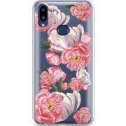 Прозрачный чехол Uprint Samsung A107 Galaxy A10s Peony Watercolor Style