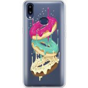 Прозрачный чехол Uprint Samsung A107 Galaxy A10s Donuts